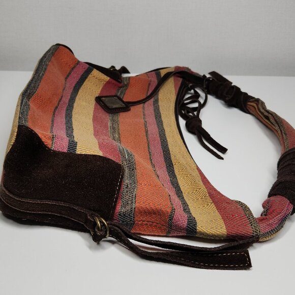 Boots N Bags Boho-Chic Striped Shoulder Bag - Picture 4 of 8